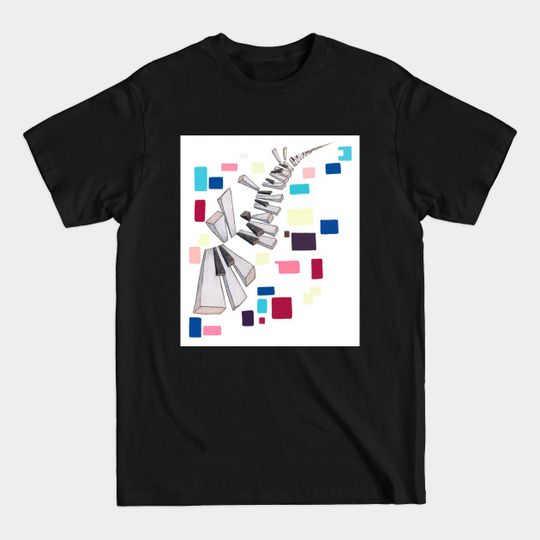 Discover Piano Keys - Piano Keys - T-Shirt