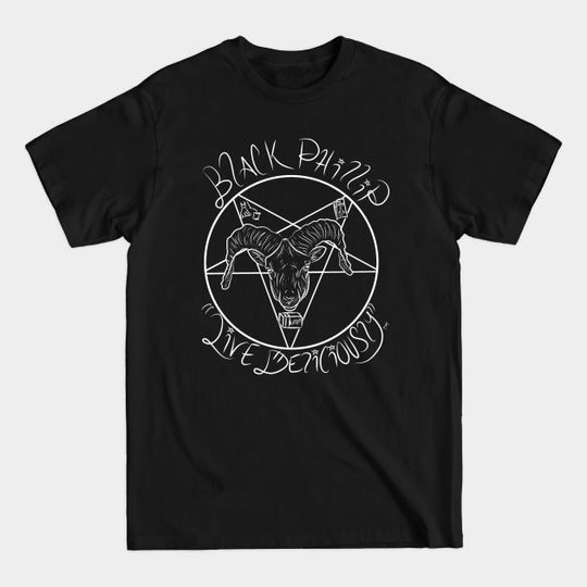 Discover Black Phillip: "Live Deliciously" - Black Phillip - T-Shirt