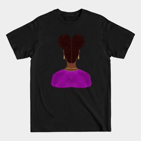 Discover Afro Puffs (White Background) - Afro Puffs - T-Shirt