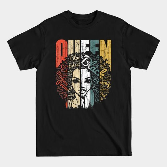 Discover African American Shirt For Educated Strong Black Woman Queen T shirt - African American For Educated Str - T-Shirt