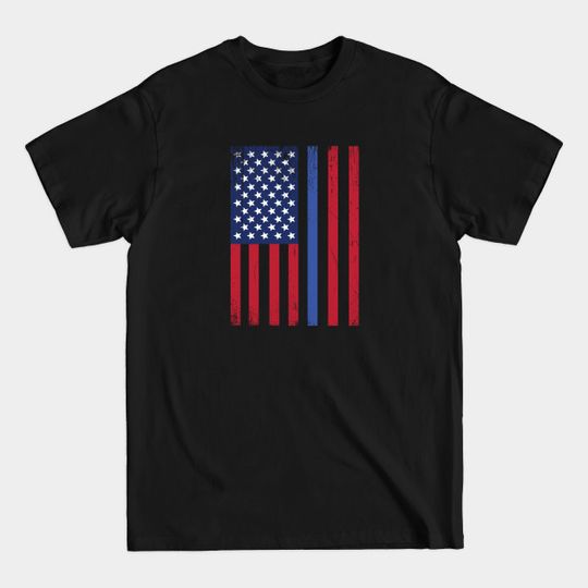 Discover Thin Blue Line - Thin Blue Line - T-Shirt