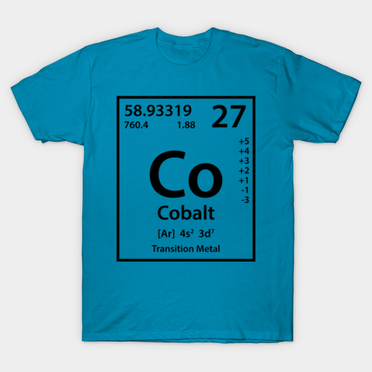 Discover Cobalt Element (black) - Cobalt Element - T-Shirt