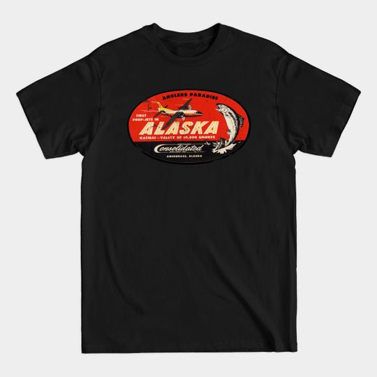 Discover Alaska Fishing - Alaska - T-Shirt