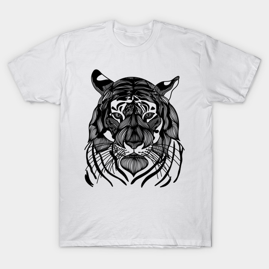 Discover Stylish Black Tiger T-Shirt