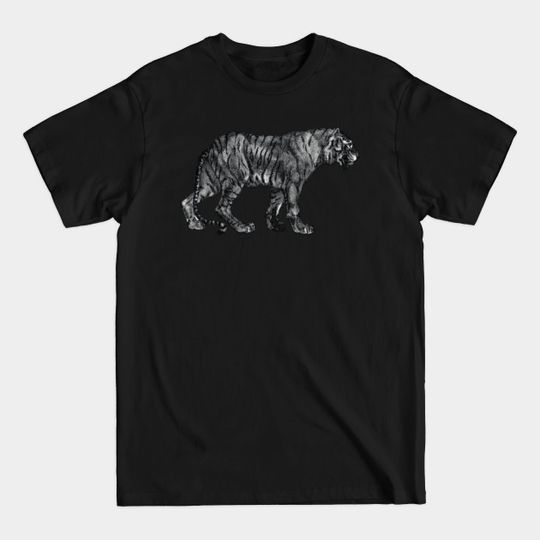 Discover Hand-Drawn Tiger - Tiger Art - T-Shirt
