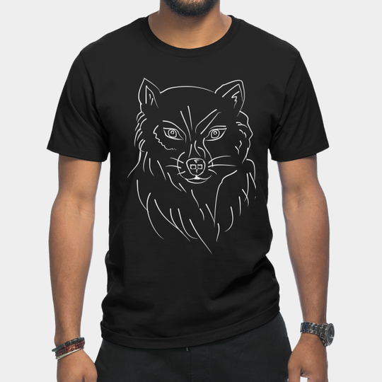 Discover Pack leader - Wolf Head - T-Shirt