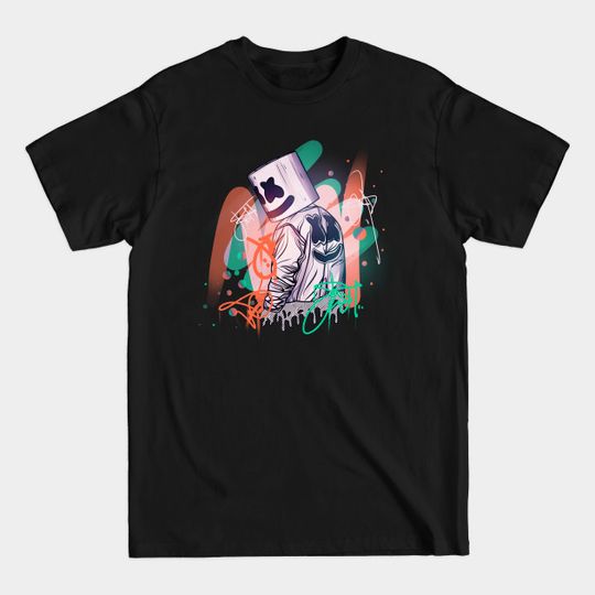 Discover Marshmello Neon Graffiti - Marshmello - T-Shirt