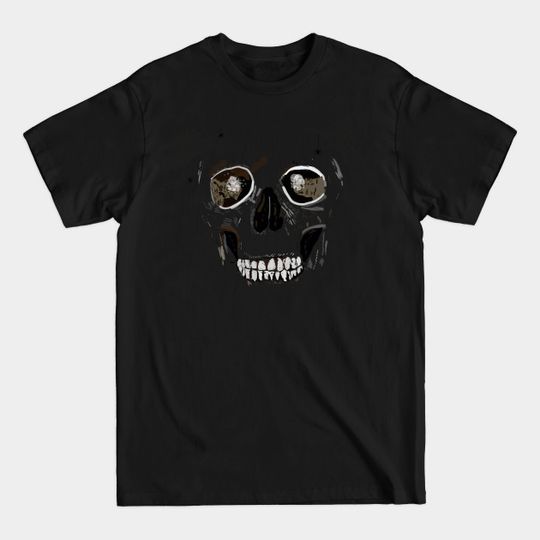 Discover Hand drawn human skull - Skull Face Mask - T-Shirt