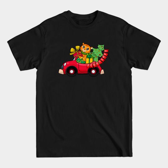 Discover tiger in the car - Tiger - T-Shirt