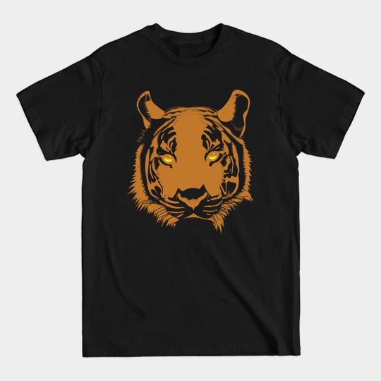 Discover Tiger Face - Tiger - T-Shirt