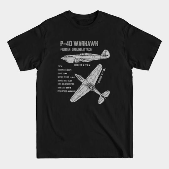 Discover Curtiss P-40 Warhawk - P 40 Warhawk - T-Shirt