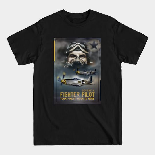 Discover P51 Mustang Pilot - P51 Mustang - T-Shirt