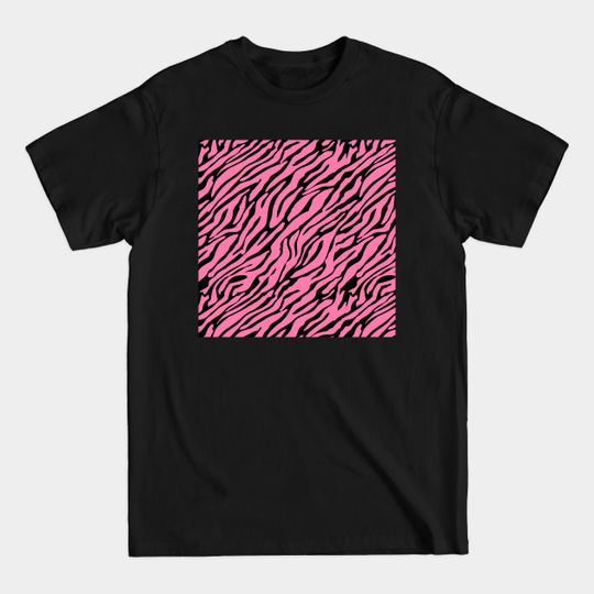 Discover pink tiger stripe pattern - Tiger Print - T-Shirt