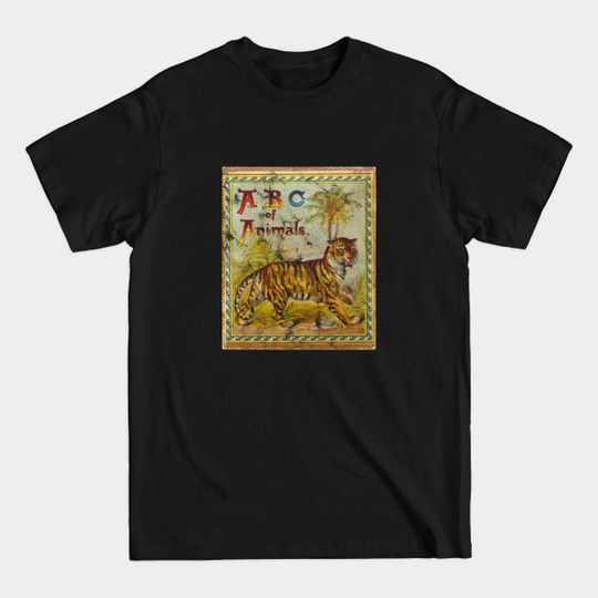 Discover ABC of animals - Tiger Print - T-Shirt