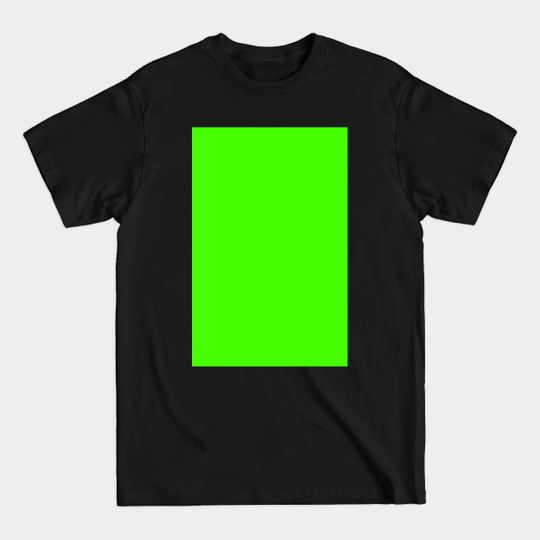 Discover PLAIN SOLID NEON GREEN COLOR FLUORESCENT COLORS - Neon Green - T-Shirt