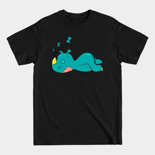 Discover Sleeping Rhino On Holiday T-Shirt