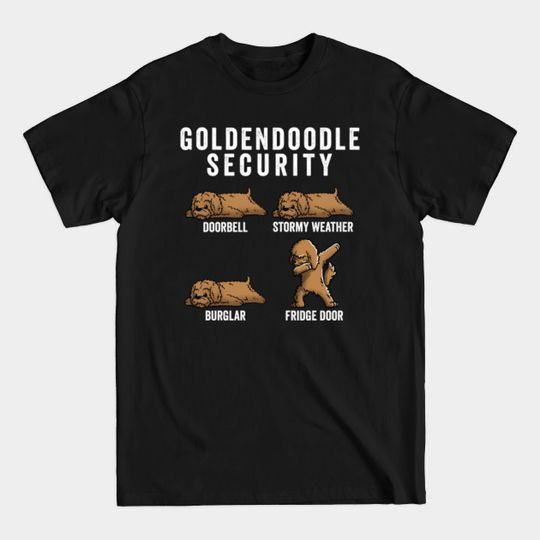 Discover Goldendoodle Security - Goldendoodle - T-Shirt