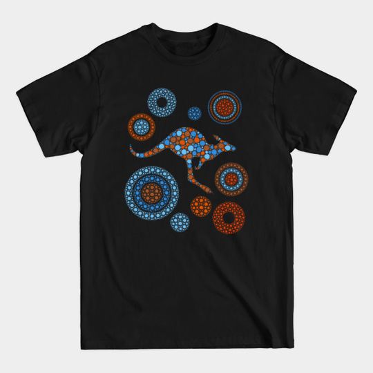 Discover Aboriginal Dot Art Kangaroo Color - Kangaroo - T-Shirt