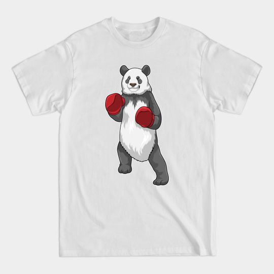 Discover Panda as Boxer with Boxing gloves - Boxer - T-Shirt