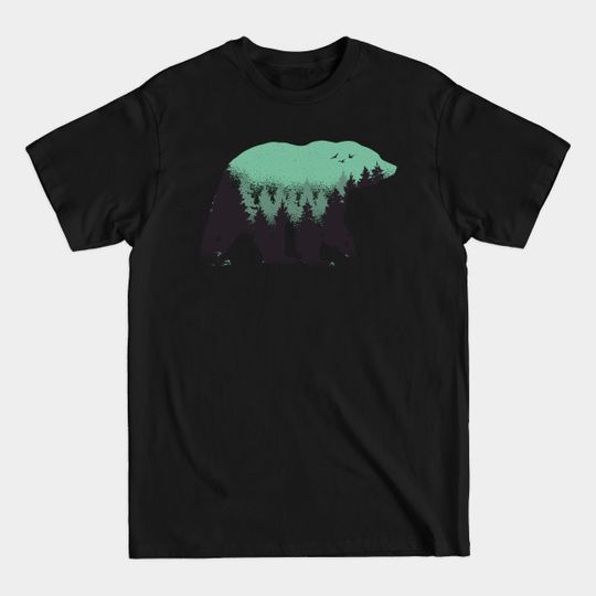 Discover Bear Silhouette - Bear - T-Shirt