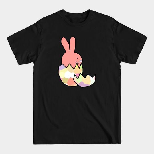 Discover Cute Rose Bunny Rabbit Hatching from Egg - Bunny Rabbit - T-Shirt