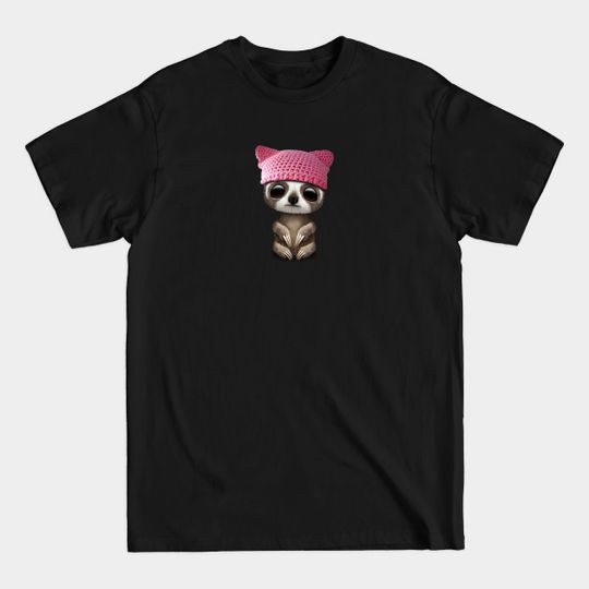 Discover Cute Baby Sloth Wearing Pussy Hat - Pussy Hat - T-Shirt