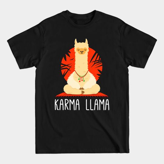 Discover Karma Llama - Funny Meditating Yoga Design T-Shirt