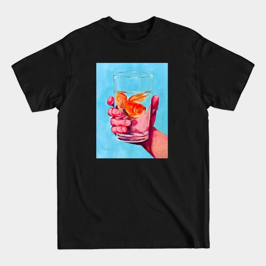 Discover bring your own cup to petco - Fish - T-Shirt