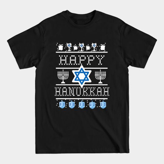 Discover Ugly Hanukkah Sweater - Hanukkah - T-Shirt