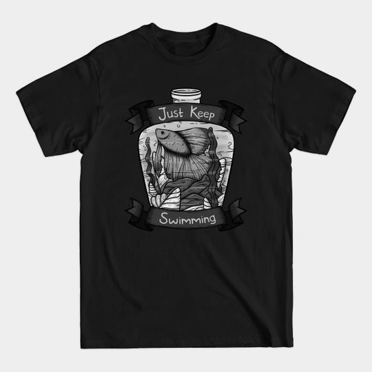 Discover Fish in a Bottle - Fish - T-Shirt