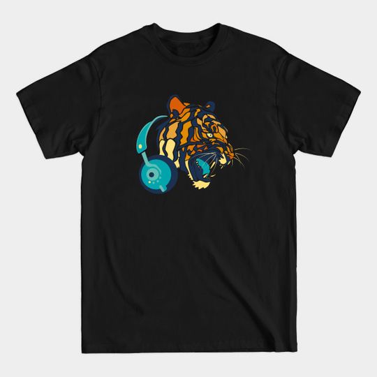 Discover Music Tiger - Tiger - T-Shirt