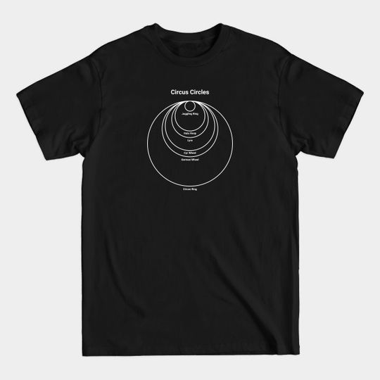 Discover Circus Circles - Circus - T-Shirt
