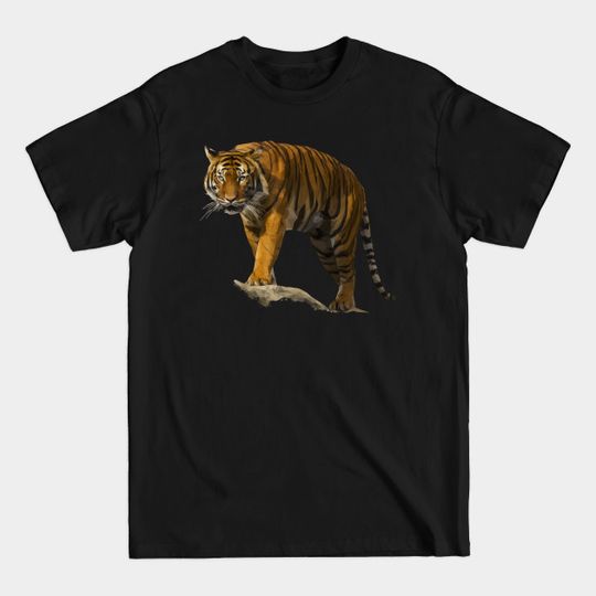 Discover Tiger Low Poly - Tiger - T-Shirt