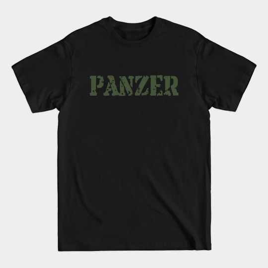 Discover The beauty of minimalism! PANZER inscription - Panzer - T-Shirt