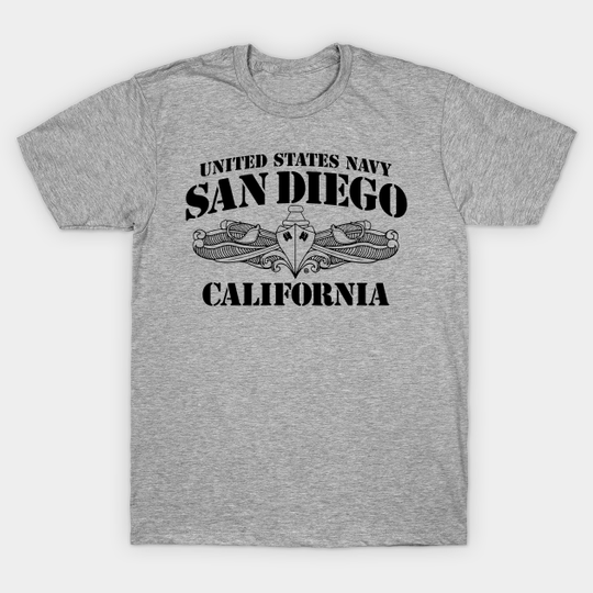 Discover Navy San Diego - Navy - T-Shirt