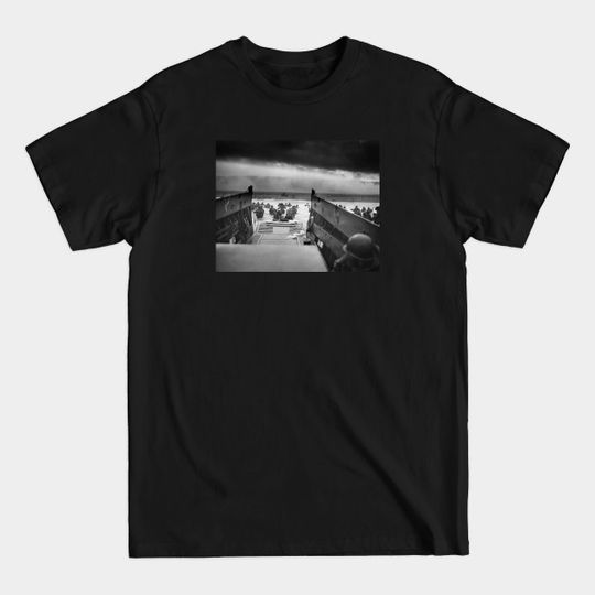 Discover Omaha Beach Landing - D-Day Normandy Invasion - Military - T-Shirt