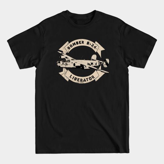 Discover B-24 Liberator Bomber WW2 Airplane - B 24 Liberator - T-Shirt