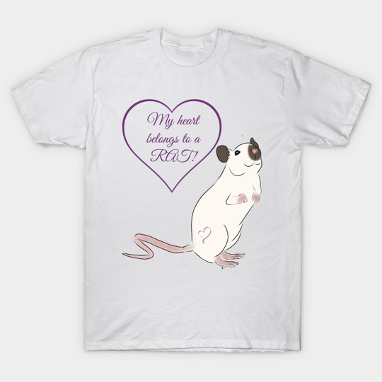 Discover Heart Rat - Rat - T-Shirt
