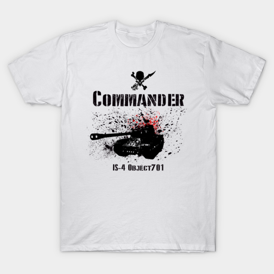 Discover commander-IS4 - World Of Tanks - T-Shirt