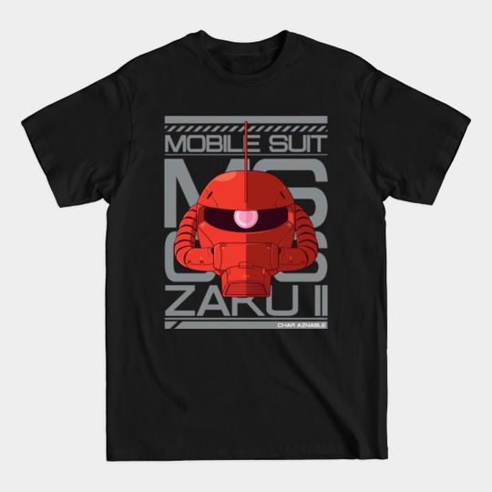 Discover MS-06S Char's Zaku II - Gundam - T-Shirt