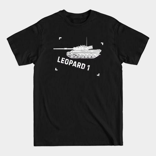 Discover Leopard 1 side view shabby image - Leopard 1 - T-Shirt