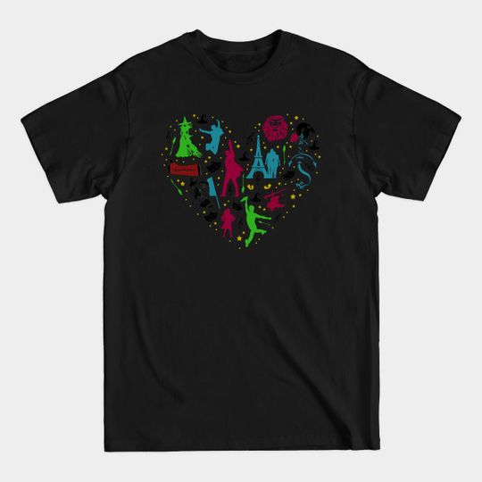 Discover Love Broadway Musicals - Musicals - T-Shirt