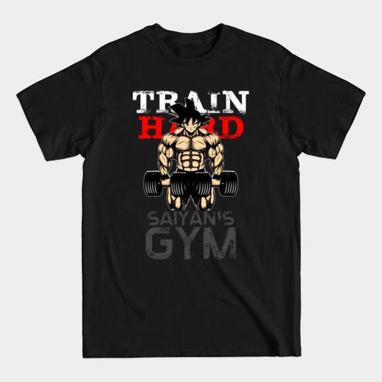 Discover TRAIN HARD - Goku's GYM - Dragon Ball Z - T-Shirt