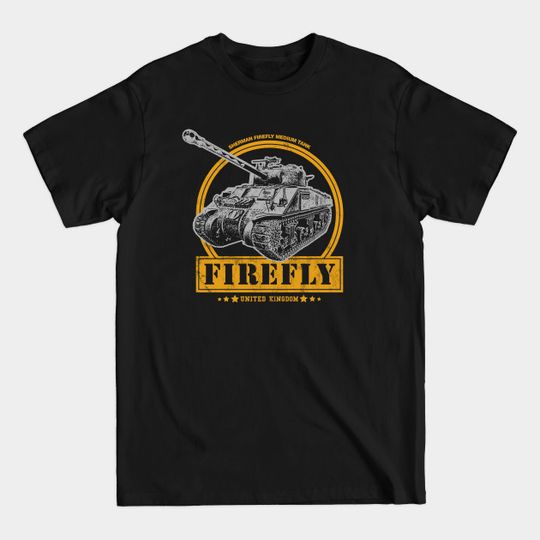 Discover Sherman Firefly WW2 Tank - Sherman Tank - T-Shirt