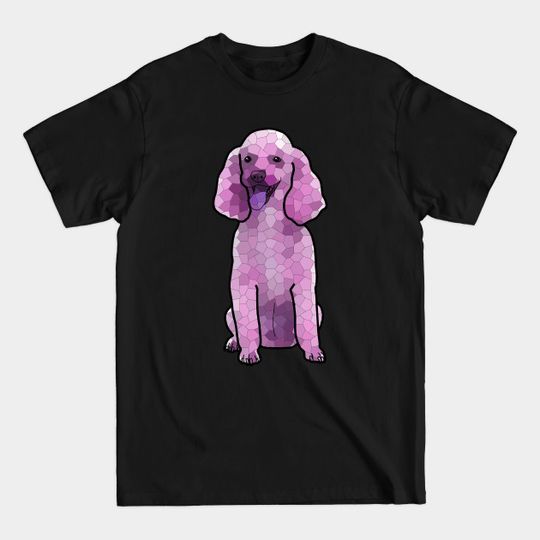 Discover Poodle Mosaic in Amethyst - Poodle - T-Shirt
