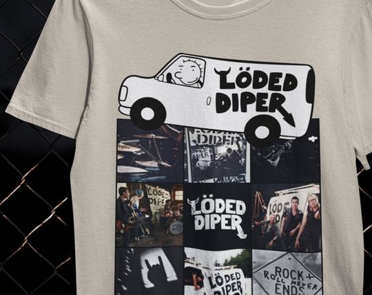 Discover Loded Diper Tour Tee, Loded Diper Shirt, Vintage Look Shirt, Diary Of A Wimpy Kid Tee, Rodrick Heffley Shirt