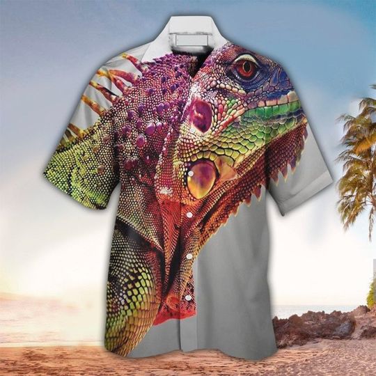 Discover Iguana Lovers Vintage Hawaii Beach Shirt