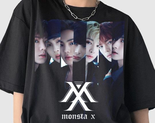 Discover Monsta X kpop vintage shirt, Monsta X the Dreaming tour 2022 shirt