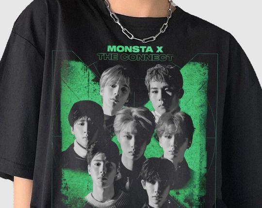Discover Monsta X kpop vintage shirt, Monsta X the Dreaming tour 2022 shirt
