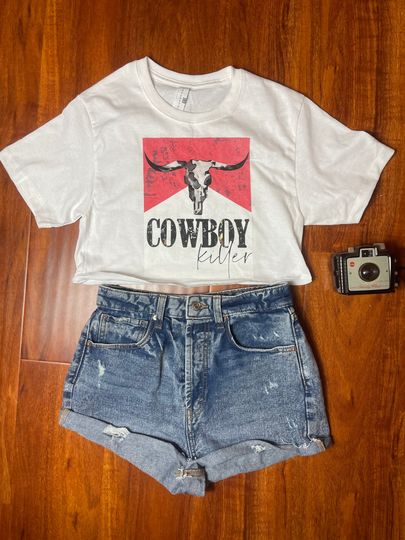 Discover Cowboy Killer Marlboro Crop Top